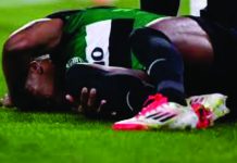 Geny Catamo enfrenta paragem de até três semanas