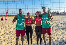 VOLEIBOL DE PRAIA: Moçambique assegura duas vagas no Africano!